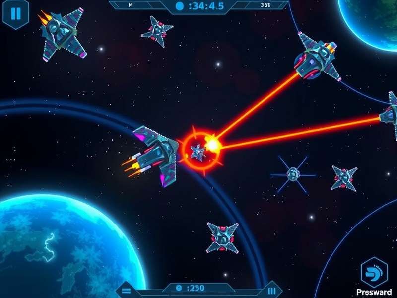 Cosmic Vanguard multiplayer battle